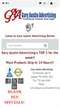 Mobile Screenshot of garyaustinadvertising.com